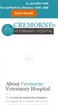 Mobile Screenshot of cremornevet.com.au